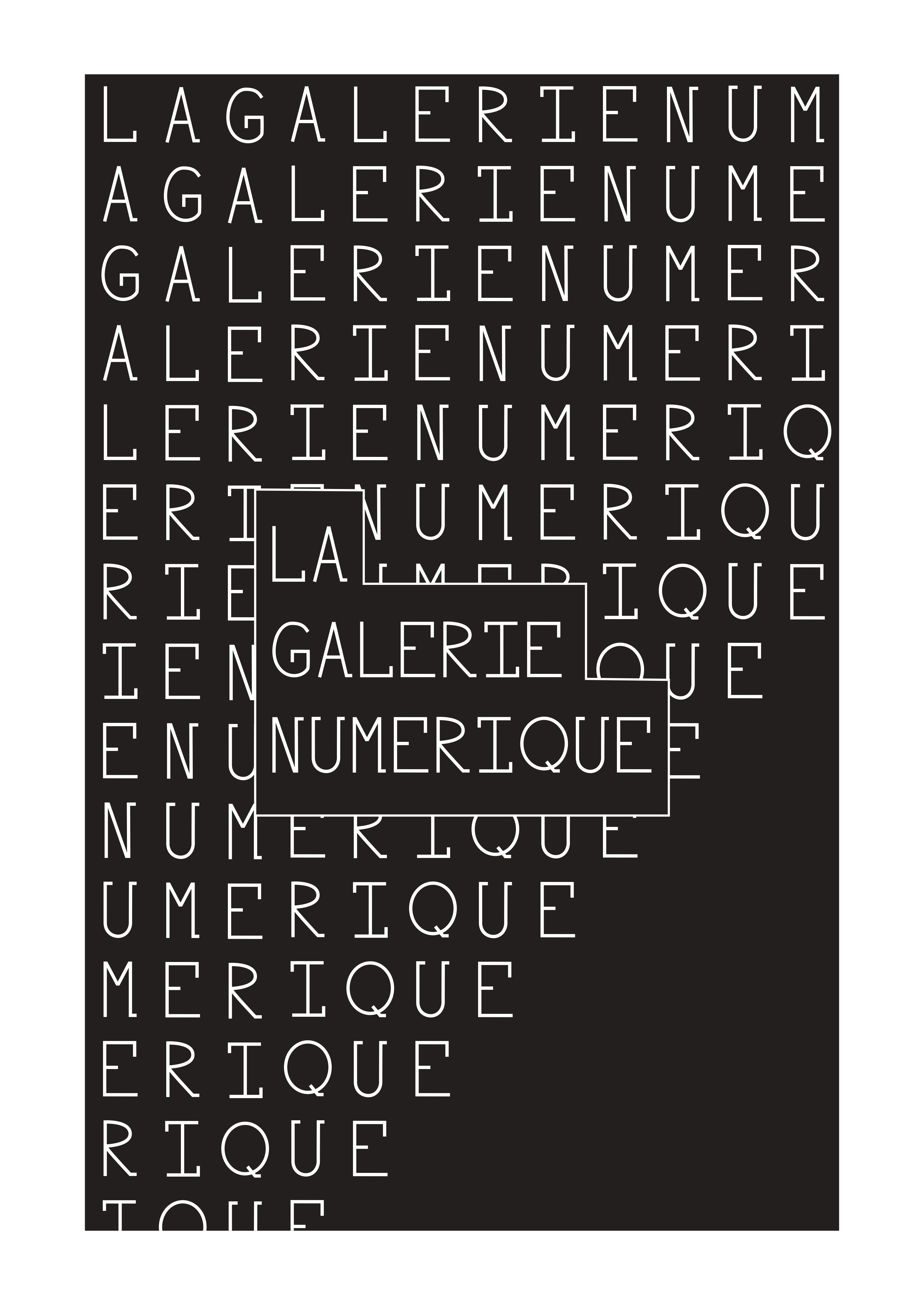 Affiche La Galerie Numérique